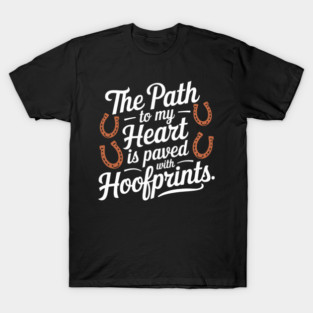 Horseshoe Hoofprints Jersey T-Shirt