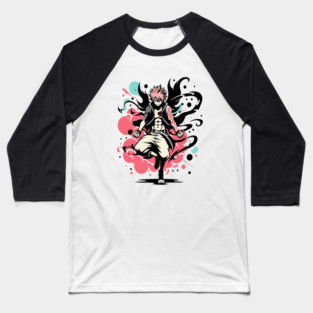 Natsu Dragneel - Anime Baseball T-Shirt