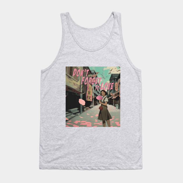 Don't Forget to Love Movie Key Art Tank Top by Margin's Store