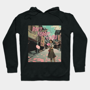 Don't Forget to Love Movie Key Art Hoodie