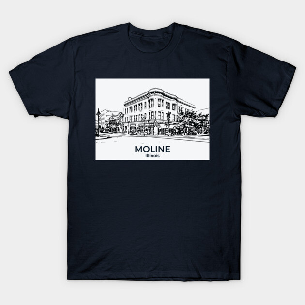 Moline - Illinois T-Shirt by Lakeric