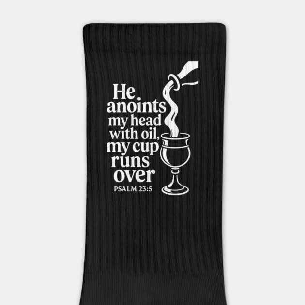 He Annoints My Head with Oil - Psalm 23:5 Christian Gift by Joyce A's Store