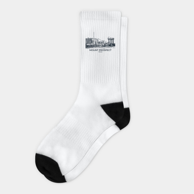 Mount Prospect - Illinois Socks by Lakeric