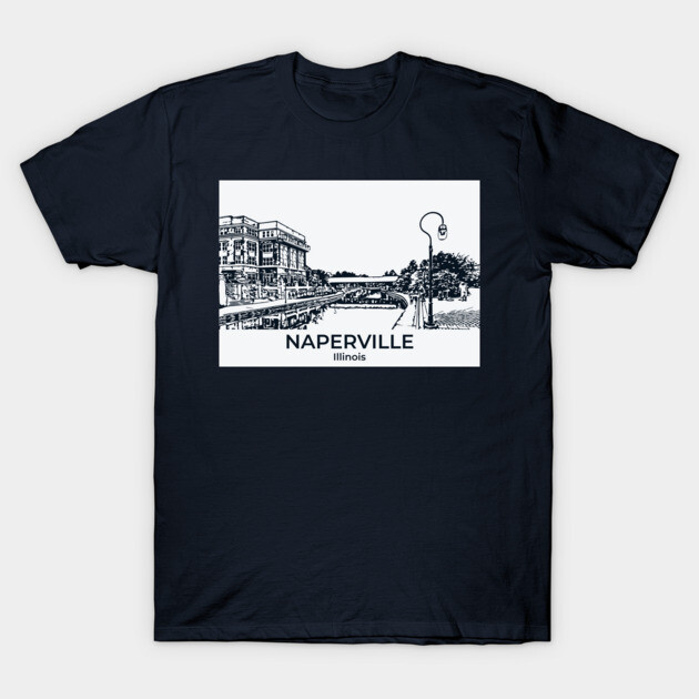 Naperville - Illinois T-Shirt by Lakeric