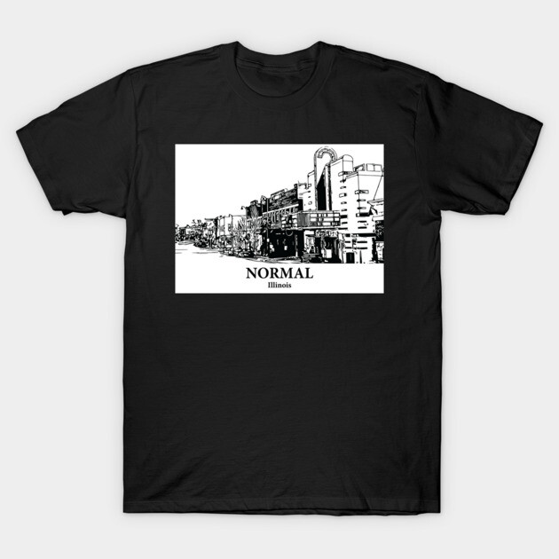 Normal - Illinois T-Shirt by Lakeric