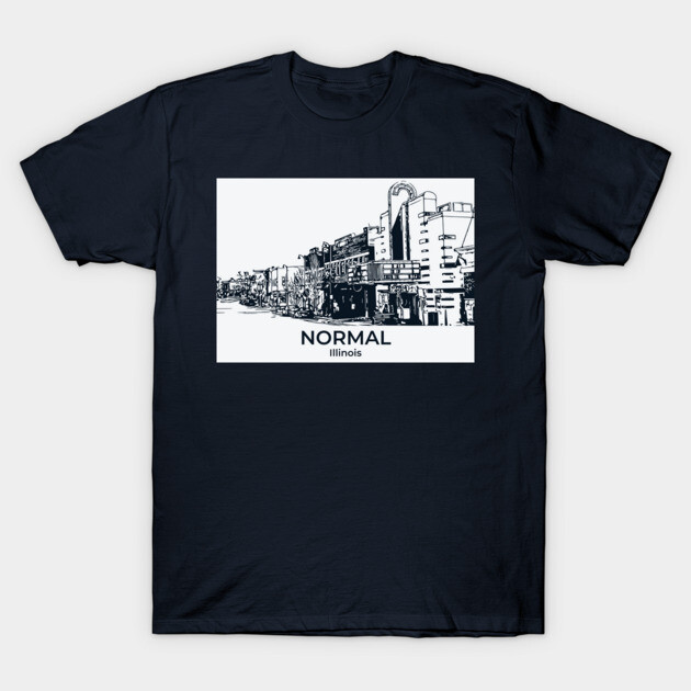 Normal - Illinois T-Shirt by Lakeric
