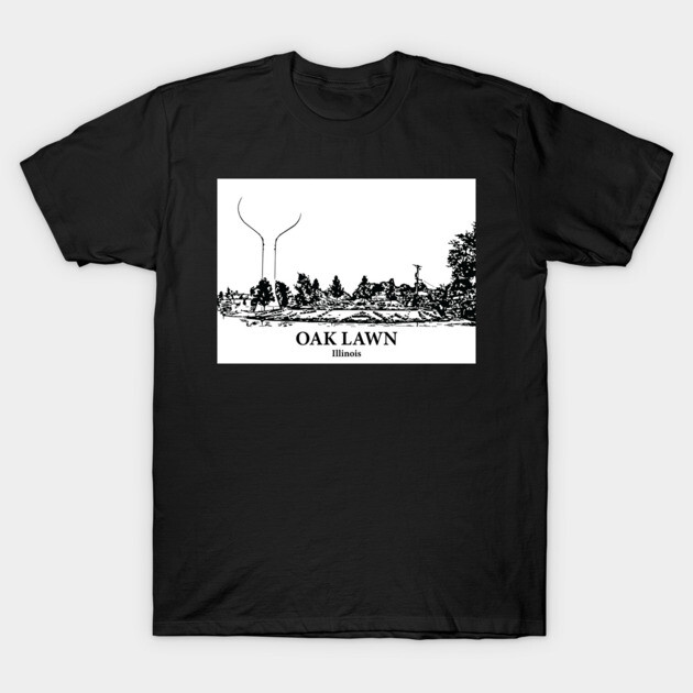 Oak Lawn - Illinois T-Shirt by Lakeric