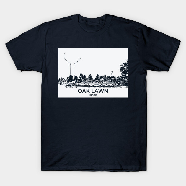 Oak Lawn - Illinois T-Shirt by Lakeric