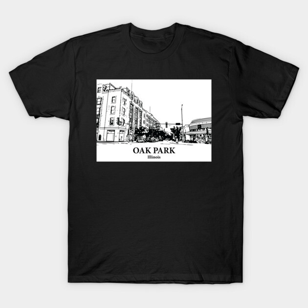 Oak Park - Illinois T-Shirt by Lakeric