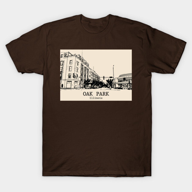 Oak Park - Illinois T-Shirt by Lakeric