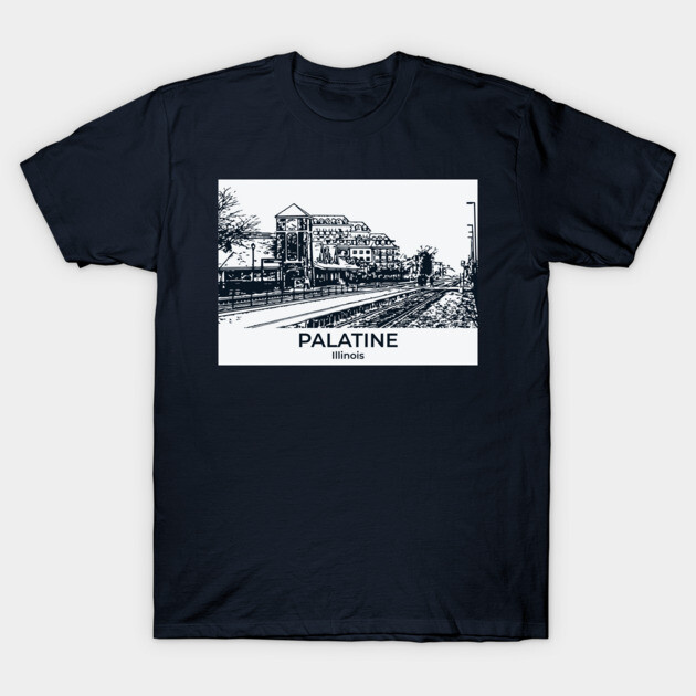 Palatine - Illinois T-Shirt by Lakeric