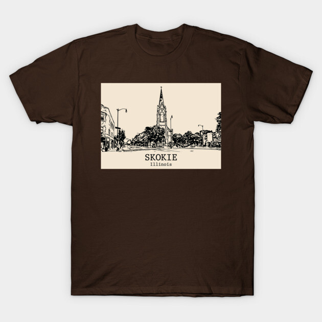 Skokie - Illinois T-Shirt by Lakeric