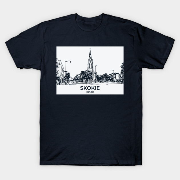 Skokie - Illinois T-Shirt by Lakeric