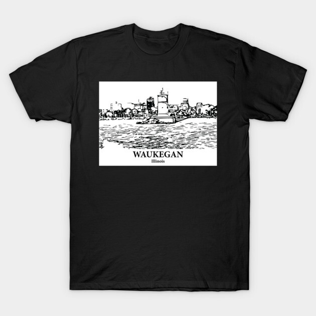 Waukegan - Illinois T-Shirt by Lakeric
