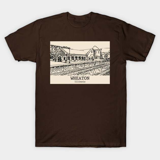 Wheaton - Illinois T-Shirt by Lakeric