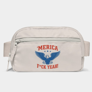 'Merica F*ck Yeah USA Eagle Bold Patriotic 4th of July Bag