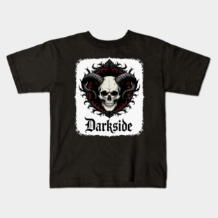 Darkside Skull Graphic Kids T-Shirt