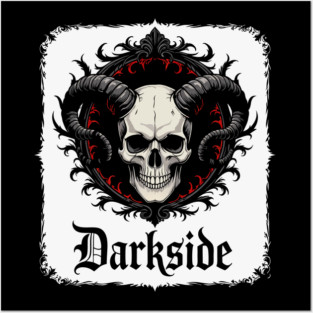 Darkside Skull Graphic Posters and Art