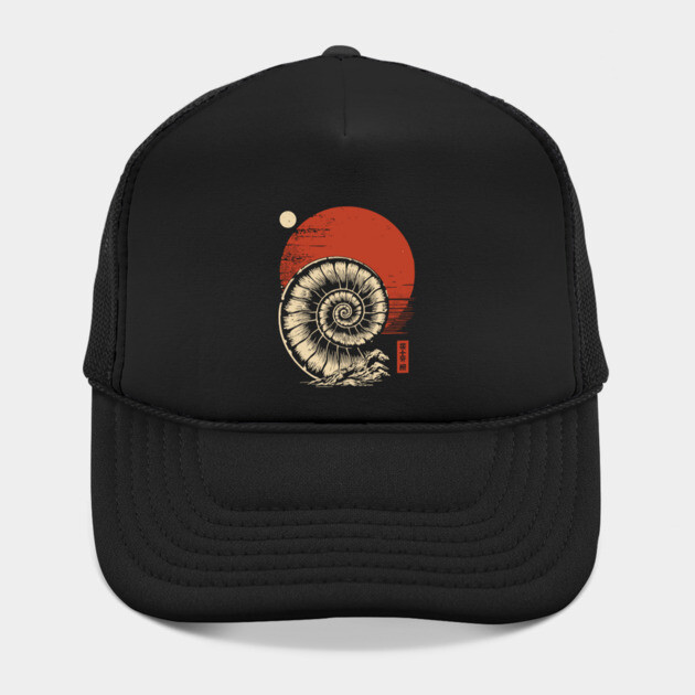 Spiraled Fossil in Ancient Ukiyo-E Tones by TuncGK