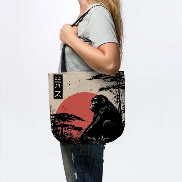 Thoughtful Chimpanzee in Jungle Silence by TuncGK