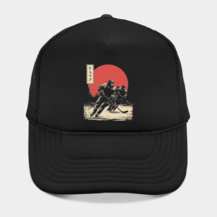 Ice Hockey Samurai Showdown in Ukiyo-e Hat