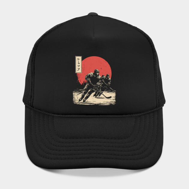 Ice Hockey Samurai Showdown in Ukiyo-e by TuncGK