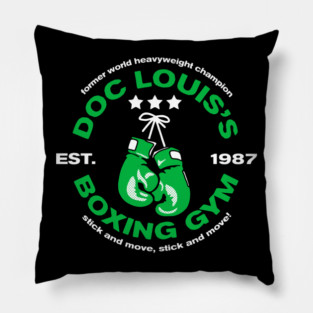 Doc Louis's Boxing Gym Pillow