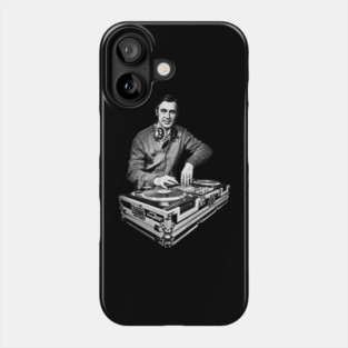 Vintage Mr. Rogers - Dj Turntables White Phone Case