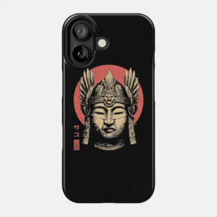 Valkyrie Buddha Mask in Ukiyo-e Fusion Phone Case