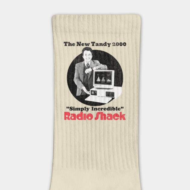 The Tandy 2000 Bill Bixby Radio Shack Vintage distressed AD Design by Joaddo
