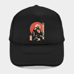 Crusader Knight as a Japanese Woodblock Warrior Hat