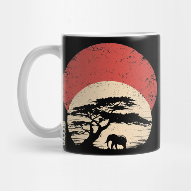 African Savannah in Japanese Woodblock Serenity by TuncGK