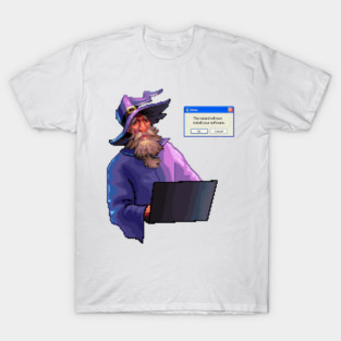 The wizard will install your software T-Shirt