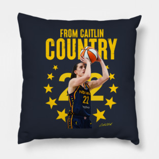 Caitlin Clark Country Pillow