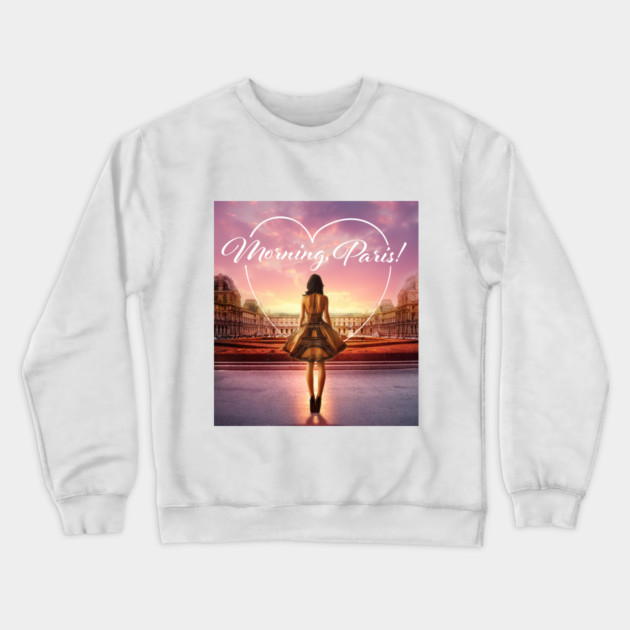 Morning, Paris! Key Art Crewneck Sweatshirt by Margin's Store