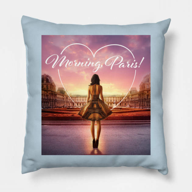 Morning, Paris! Key Art Pillow by Margin's Store