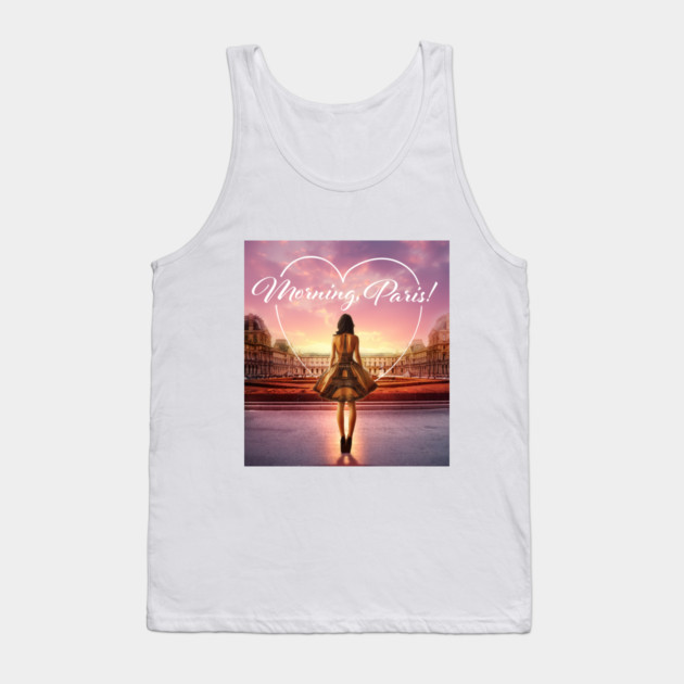 Morning, Paris! Key Art Tank Top by Margin's Store