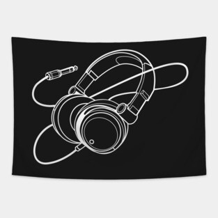 Headphones Tapestry