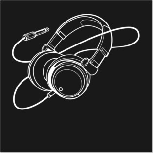 Headphones Posters and Art