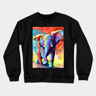 elephant Crewneck Sweatshirt