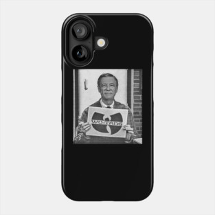 Vintage Mr. Rogers - Dj Turntables hip hop Wu tang white Phone Case