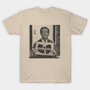 Vintage Mr. Rogers - Dj Turntables hip hop Wu tang black T-Shirt