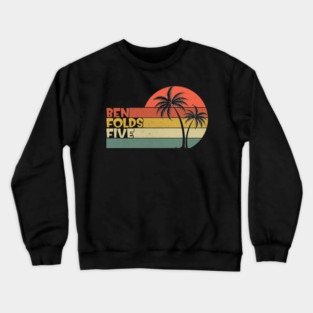 Ben Folds Five || Sunset Vintage Retro Crewneck Sweatshirt