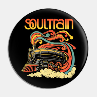 VINTAGE 70S SOUL TRAIN Pin
