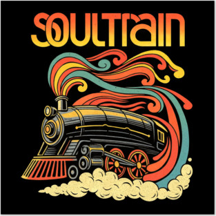 VINTAGE 70S SOUL TRAIN Posters and Art