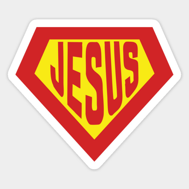 Super Jesus (Funny Christian T-Shirt) - Fun Magnet by Ted Fuller
