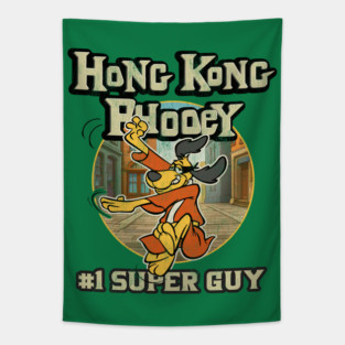 Hong Kong Phooey City Worn Tapestry