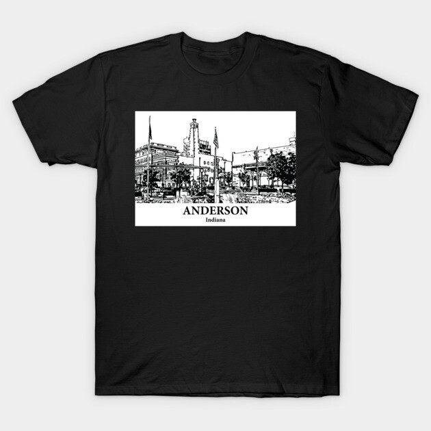 Anderson - Indiana T-Shirt by Lakeric