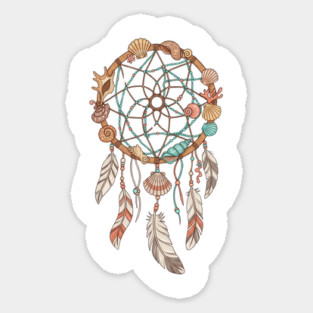 Ocean Spirit Dreamcatcher Sticker