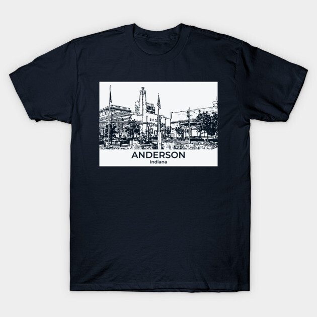 Anderson - Indiana T-Shirt by Lakeric